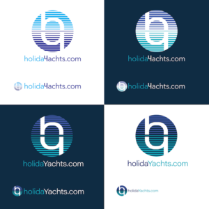 holidayachts logo design refinement