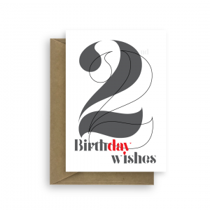 22nd birthday wishes card grey bth287 card