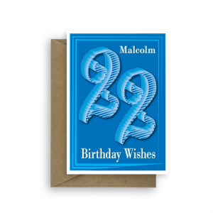 22nd birthday wishes card edit name bth223 card