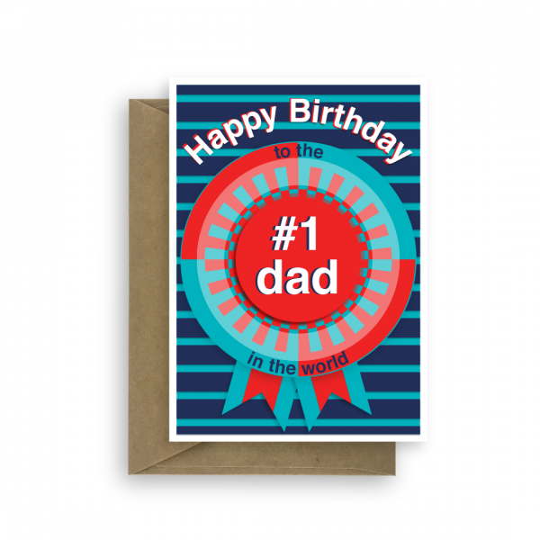 dad birthday card no 1 bth324 card