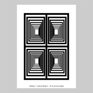 vertigo 1 optical illusion print stuartconcepts p0029 artwork