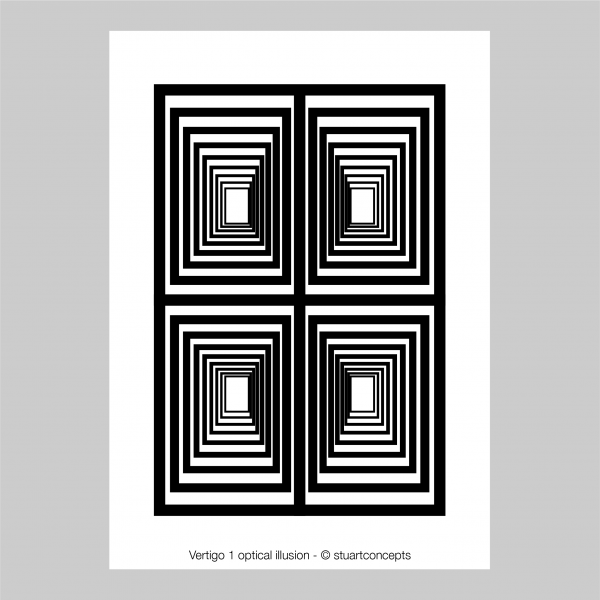 vertigo 1 optical illusion print stuartconcepts p0029 artwork