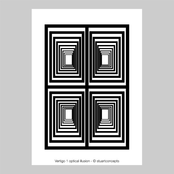 vertigo 1 optical illusion print stuartconcepts p0029 artwork