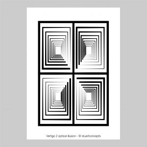 vertigo 2 optical illusion print stuartconcepts p0030 artwork