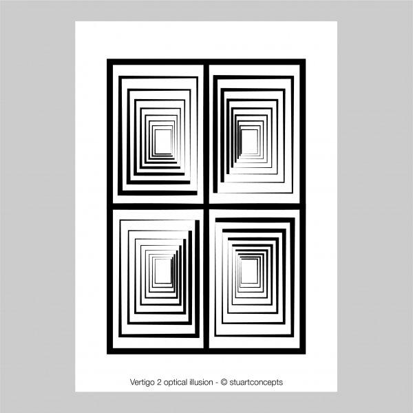 vertigo 2 optical illusion print stuartconcepts p0030 artwork
