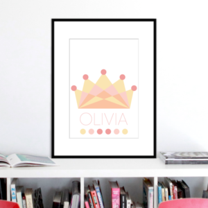 crown beach colours name print stuartconcepts p0033 black frame