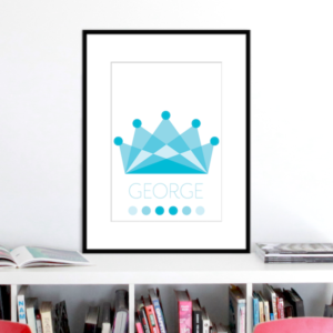 crown ocean colours name print stuartconcepts p0034 black frame