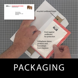 How I package your card
