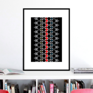 red spine print stuartconcepts p0036 black frame