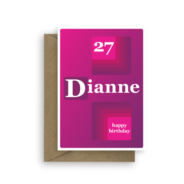 any name and age birthday card for her bth448 card