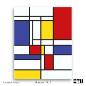 pp001 mondrian No 5 artwork imperial sac