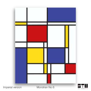 pp002 mondrian No 6 artwork imperial sac