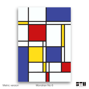 pp002 mondrian No 6 artwork metric sac