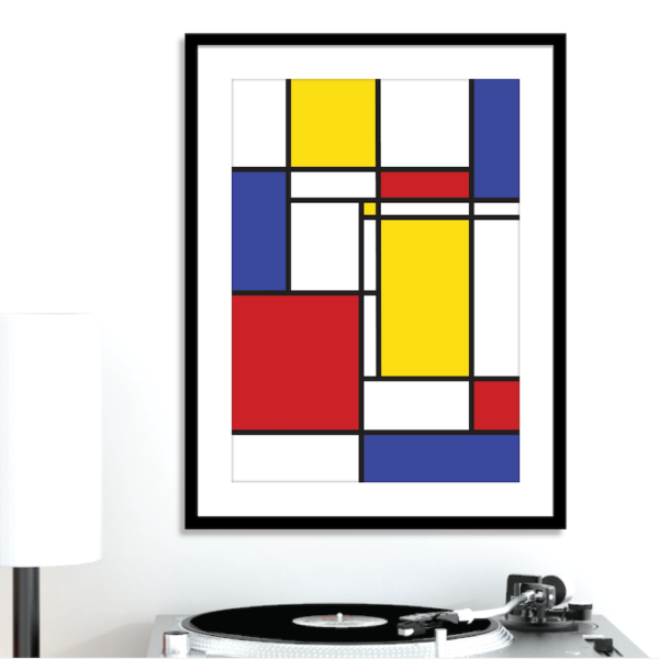 pp003 mondrian No 7 scene with mount sac