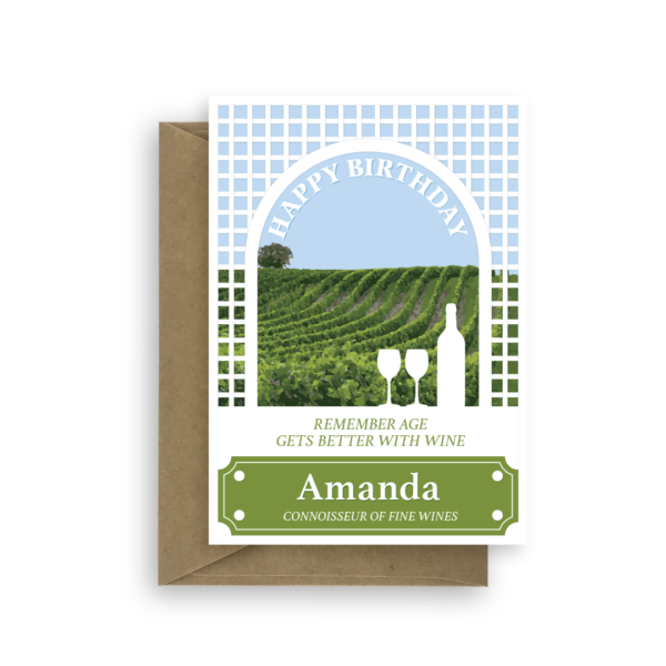 wine lovers birthday card bb062 card