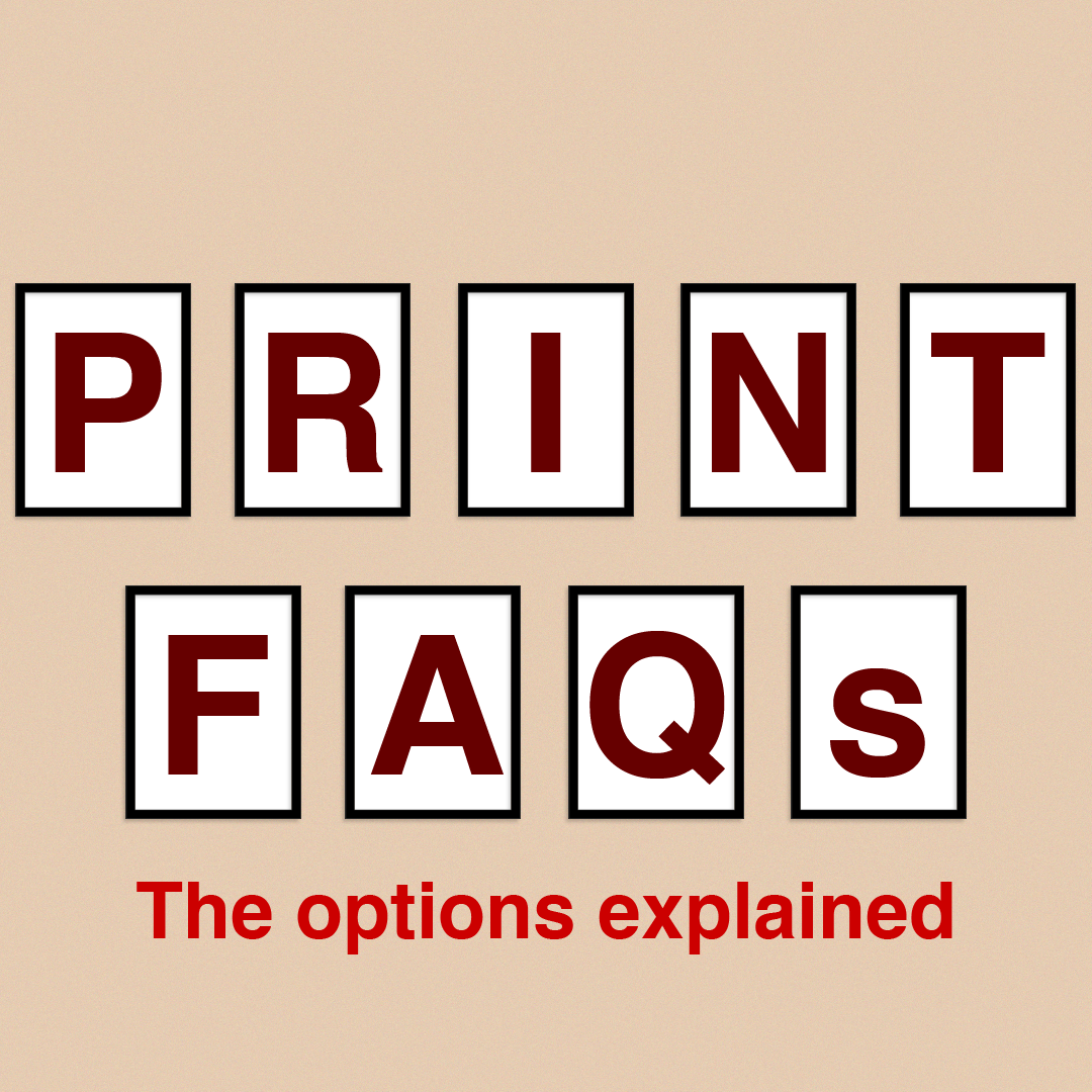 print FAQS the options explained