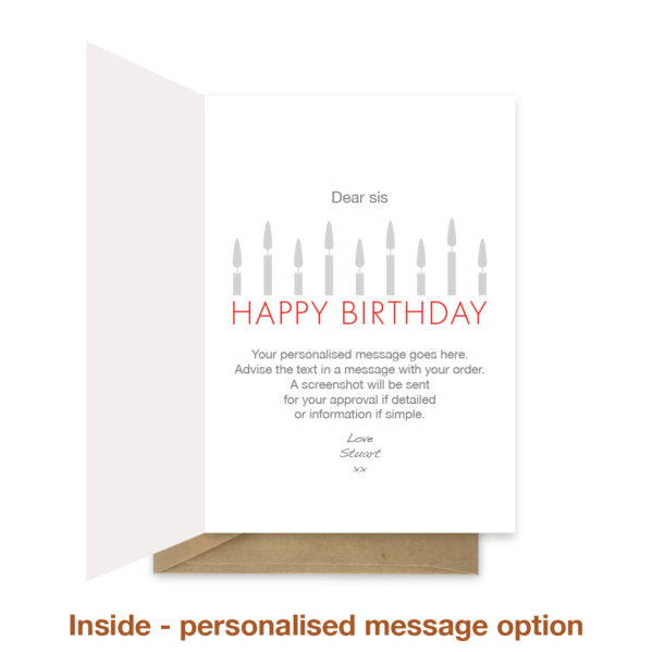 Birthday card - SIS Candles - Image 5