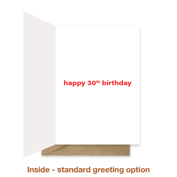 30th birthday card - Perfect 10s - Image 5