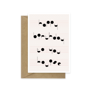 happy birthday card to you name music notes bb099