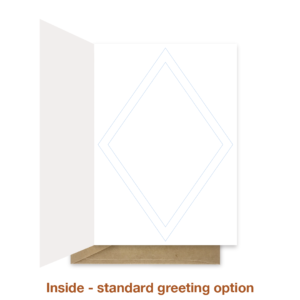 Standard greeting inside thank you card thk010
